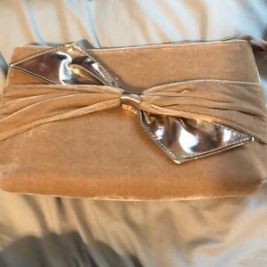 Velour cosmetic bag